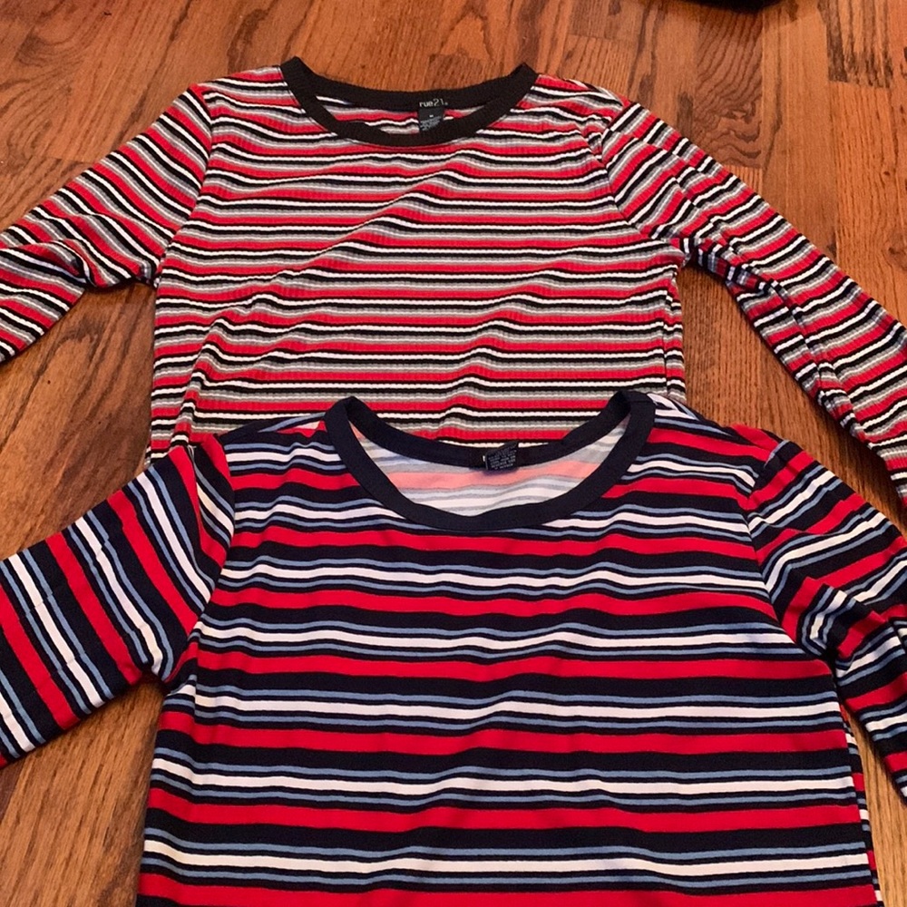 rue 21 striped shirt bundle